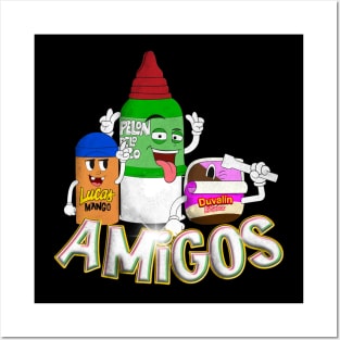 Mexican candy amigos Posters and Art